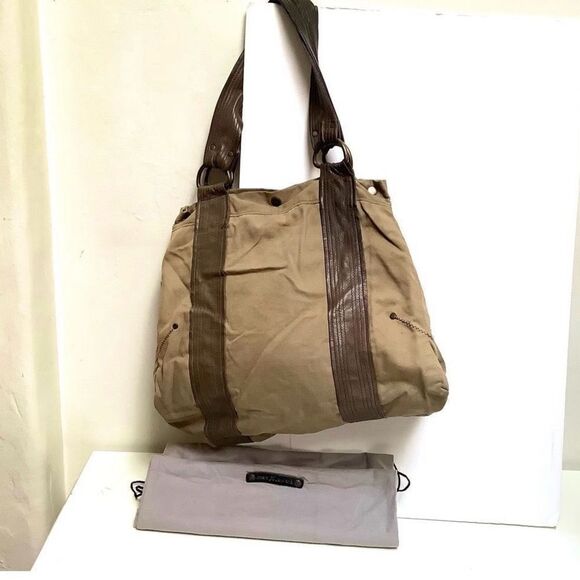 Mike & Chris Vintage Large Shoulder Hobo Bag/Workbag. Two snap side pockets tote - Picture 1 of 13